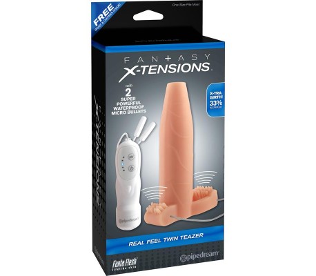 Fantasy X-tensions  Real Feel Twin Teazer-Flesh