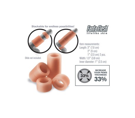 Fantasy X-tensions  Girth Gainer System-Flesh