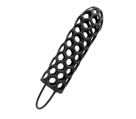 Fantasy X-tensions  Silicone Warrior Cock Cage-Bla