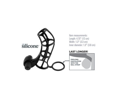 Fantasy X-tensions Jaula de Pene Deluxe Color Negro