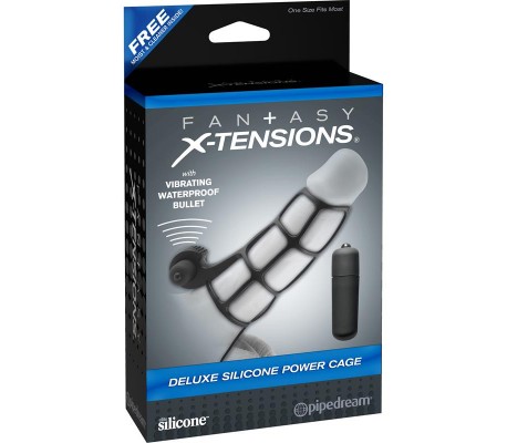 Fantasy X-tensions Jaula de Pene Deluxe Color Negro
