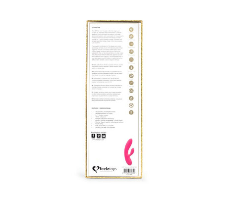 Vibrador Rabbit Lea 20 x 3.7 cm