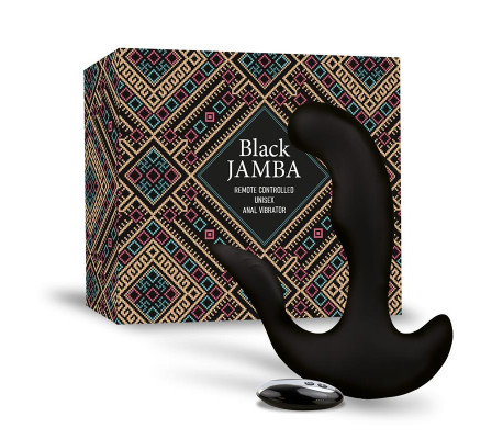 Jamba Vibrador Anal y Estimulador Punto G Negro