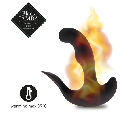 Jamba Vibrador Anal y Estimulador Punto G Negro