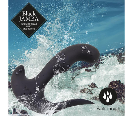 Jamba Vibrador Anal y Estimulador Punto G Negro