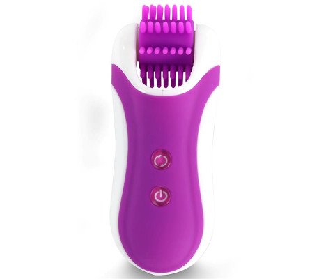 Clitella Estimulador Sexo Oral con Accesorios Púrpura