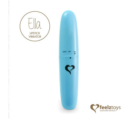 Ella Lipstick Vibrador Light Blue