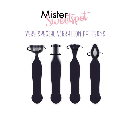 Vibrador Mister Sweetspot Negro
