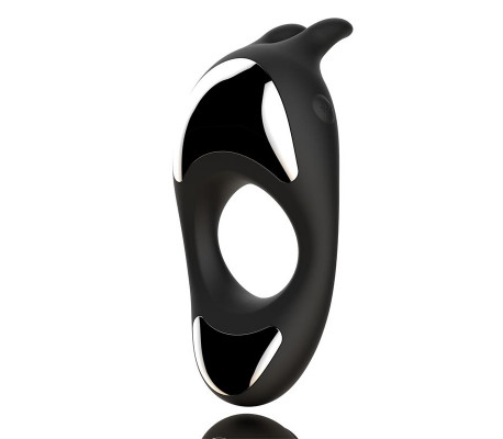 Zeus Anillo Vibrador para el Pene Doble