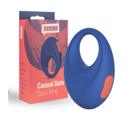 Rring Casual Date Anillo para el Pene con Vibración USB Silicona