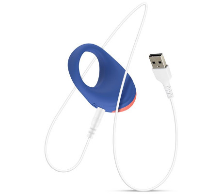 Rring Dinner Date Anillo para el Pene con Vibración USB Silicona