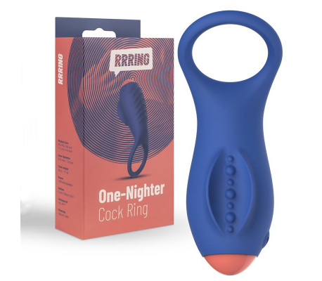 Rring One Nighter Anillo para el Pene con Vibración USB Silicona