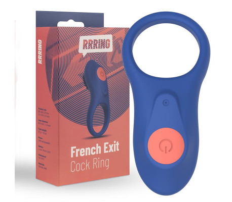 Rring French Exit Anillo para el Pene con Vibración USB Silicona