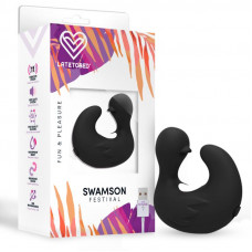 Swamson Dedal Patito Estimulador USB Silicona Negro