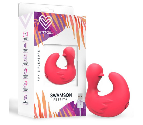 Swamson Dedal Patito Estimulador USB Silcona Rose
