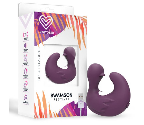 Swamson Dedal Patito Estimulador USB Silicona Violet
