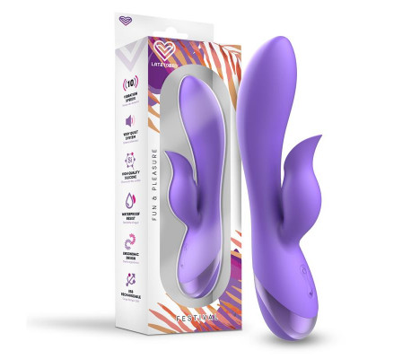 Vibrador Engar USB Púrpura