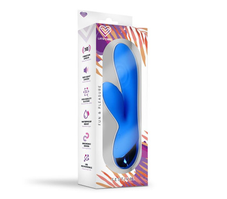 Marna Vibrador USB Azul