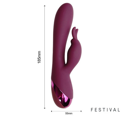 Brole Vibrador USB Rojo