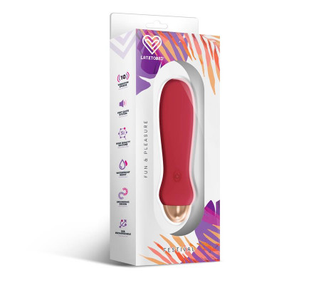 Luxo Estimulador 10 Velocidades Rust Red