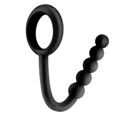 Fetish Fantasy Elite Perlas Anales con Anillo Testicular Negro