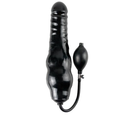 Dildo Anal Inflable Negro