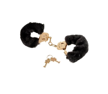 Fetish Fantasy Gold Esposas con Pelo Furry Deluxe Dorado