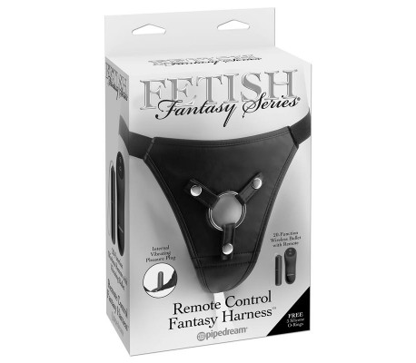 Arnés con Bala Vibradora y Control Remoto