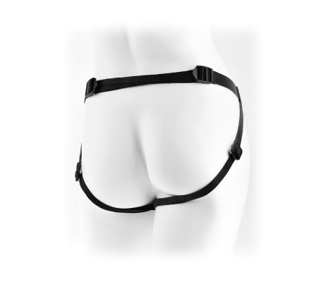 Fetish Fantasy Series Leather Low-Rider Harness-Bl