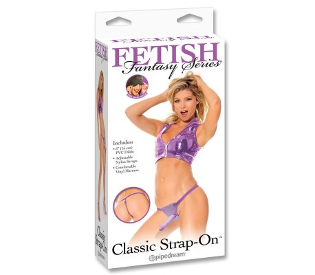 Arnés con Dildo Púrpura