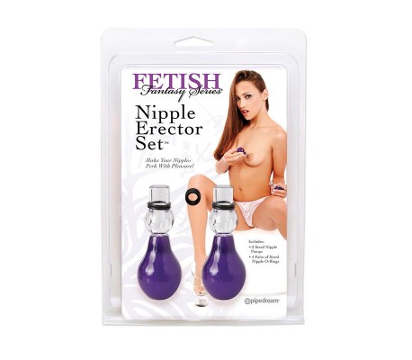Bombas para Pezones Erector Set Púrpura