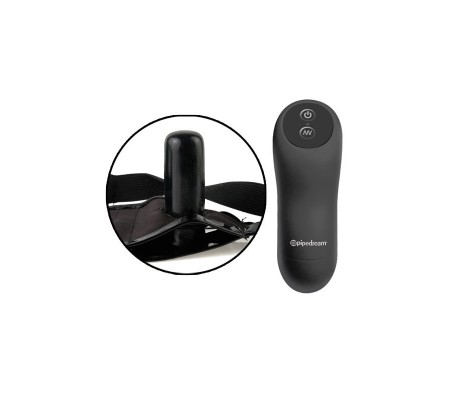 Arnés con Dildo con Vibración y Control Remoto Púrpura