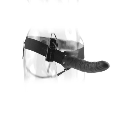 Fetish Fantasy Series Arnés Vibrador Hueco de 20 cm Negro