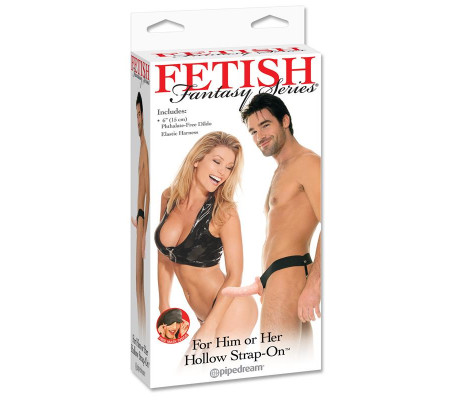 Fetish Fantasy Series Arnés Hueco para él y para ella Color Natural
