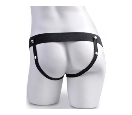 Arnes Elastico con Dildo Hueco 7 10 Funciones Control Remoto USB