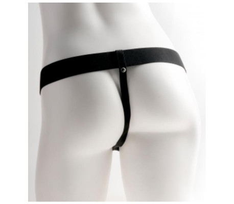 Arnes Elastico con Dildo Hueco 9 10 Funciones Vibracion USB Natural