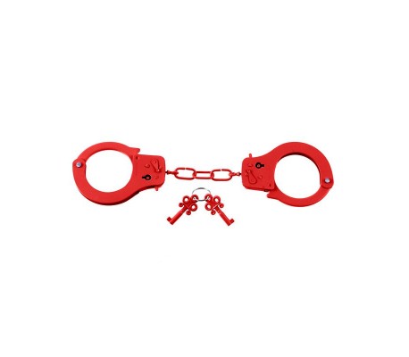 Esposas de Metal Designer Color Rojo