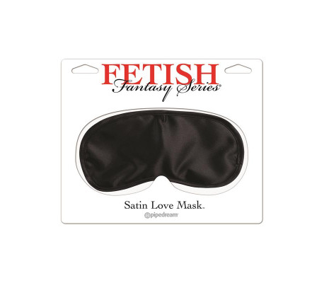 Fetish Fantasy Series Antifaz de Satén Love - Color Negro
