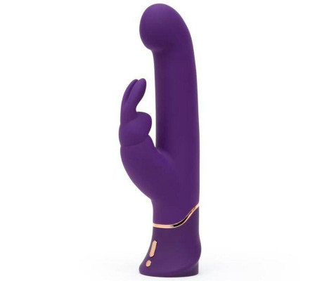 Greedy Girl Vibrador con Movimiento Estimulador punto G y Rabbit Púrpura