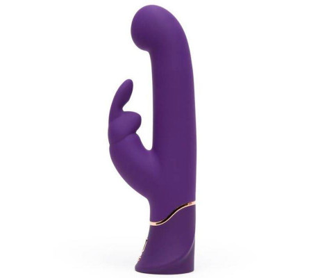 Greedy Girl Vibrador con Movimiento Estimulador punto G y Rabbit Púrpura
