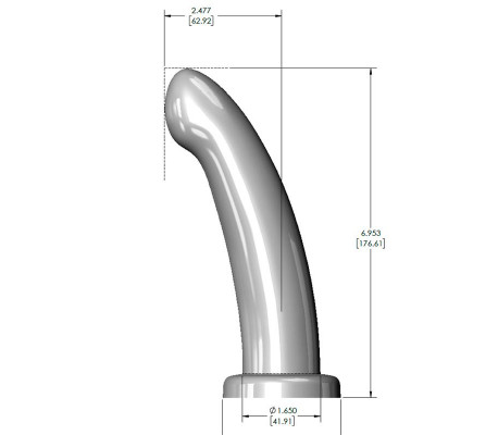 Herspot Dildo Golden Rose Talla Grande