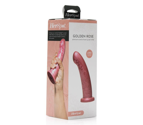 Herspot Dildo Golden Rose Talla Grande