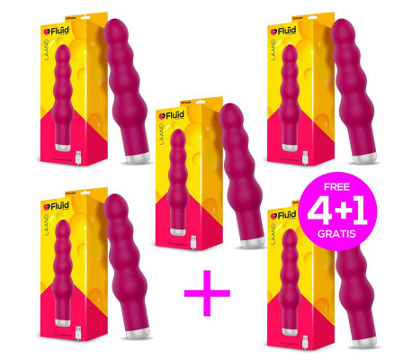 Pack 4+1 Laand Potente Vibrador USB