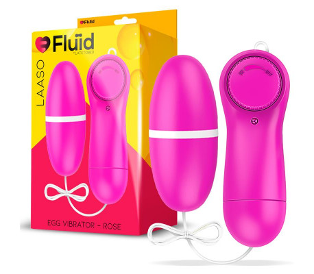 Laaso Huevo Vibrador Multi Velocidad Control Remoto Rose