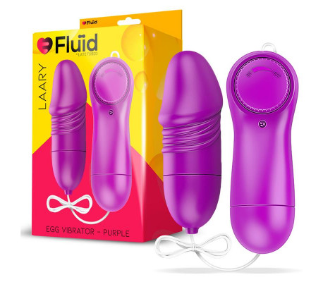 Laary Huevo Vibrador Multi Velocidad Control Remoto Púrpur