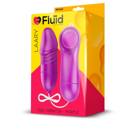 Laary Huevo Vibrador Multi Velocidad Control Remoto Púrpur