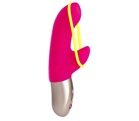 Amorino Vibrador del Punto G Pink/Neon Yellow