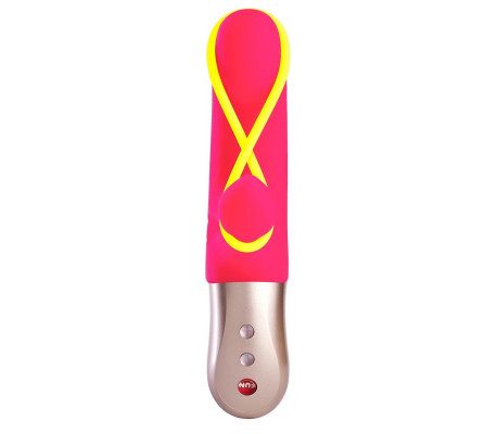 Amorino Vibrador del Punto G Pink/Neon Yellow