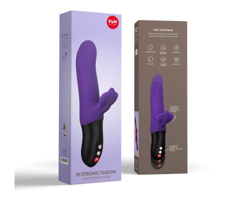 Vibrador con Empuje Bi Stronic Fusion Violett