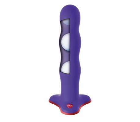 Bouncer Dildo con Bolas Internas Flashy Purple